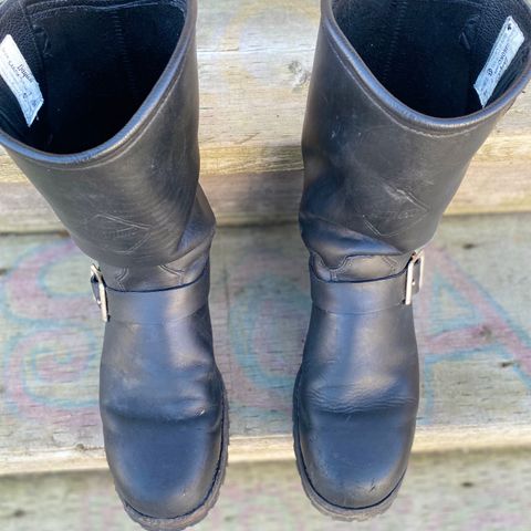 Dayton Boots 6460 CSA Engineer in Black Oil Tan