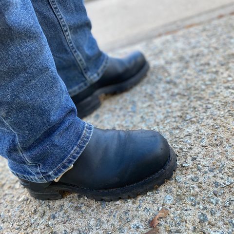 Dayton Boots 6460 CSA Engineer in Black Oil Tan
