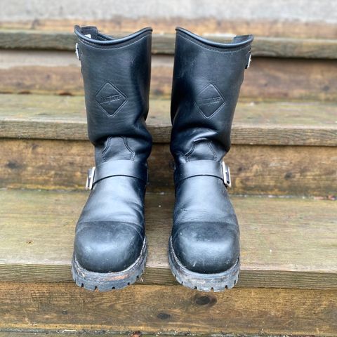 Dayton Boots 6460 CSA Engineer in Black Oil Tan