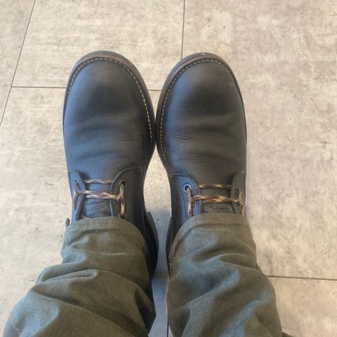 View photo of Dayton Boots Service Boot in Charcoal Nubuck