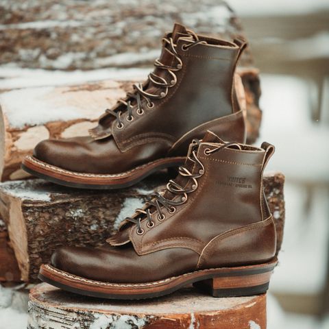 View photo of White's 350 Cruiser in Horween Cinnamon Waxed Flesh