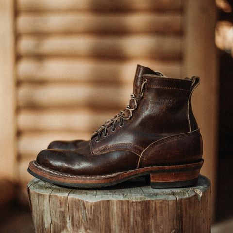 View photo of White's 350 Cruiser in Horween Cinnamon Waxed Flesh