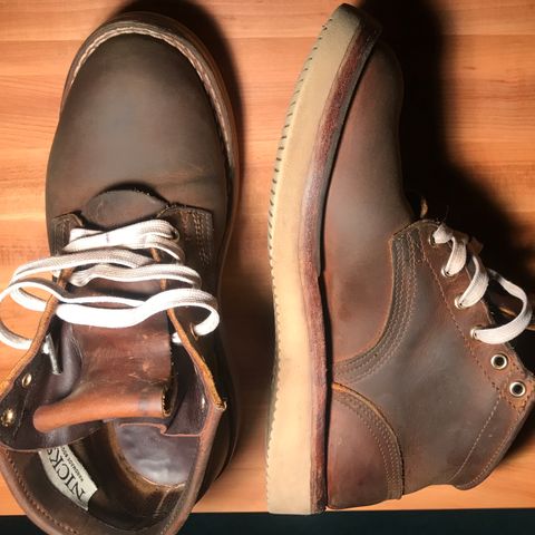 Nicks Aldert Strider in Horween Orange Predator