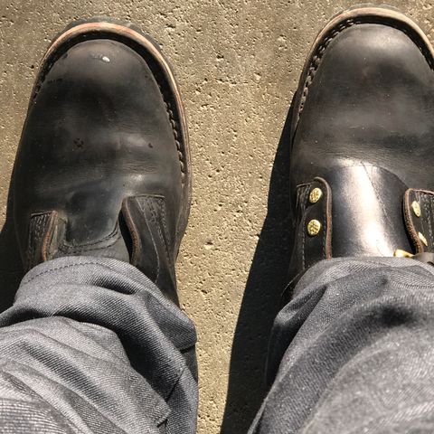 View photo of Nicks Heritage TankerPro in Horween Black Chromexcel