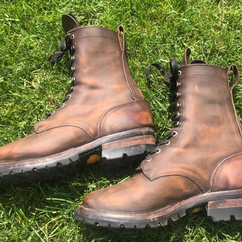 Nicks Urban Logger in Horween Orange Predator