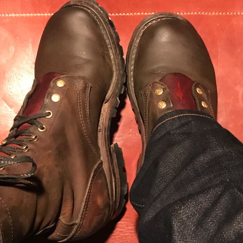 Nicks Urban Logger in Horween Orange Predator