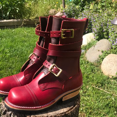 Nicks Heritage TankerPro in Wickett & Craig Double Stuffed Crimson