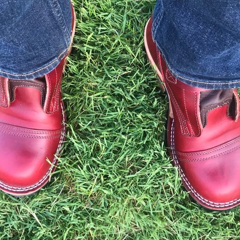 Nicks Heritage TankerPro in Wickett & Craig Double Stuffed Crimson