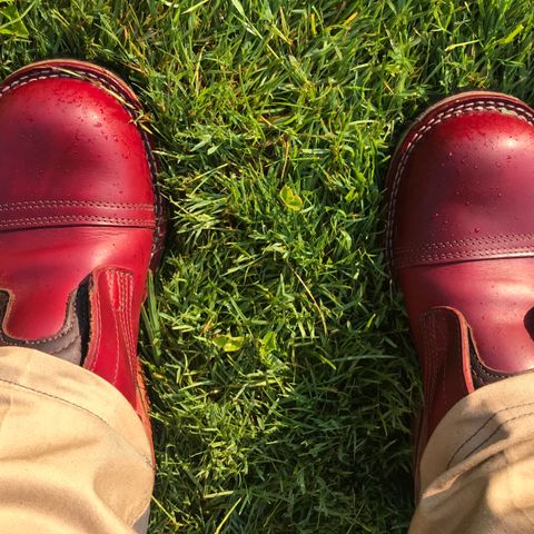 Nicks Heritage TankerPro in Wickett & Craig Double Stuffed Crimson
