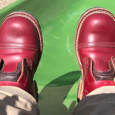 Nicks Heritage TankerPro in Wickett & Craig Double Stuffed Crimson