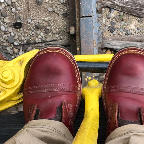 Nicks Heritage TankerPro in Wickett & Craig Double Stuffed Crimson