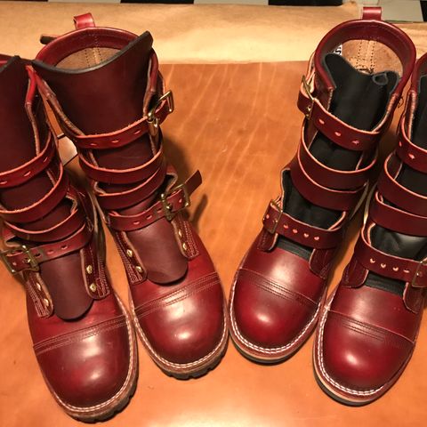 Nicks Heritage TankerPro in Wickett & Craig Double Stuffed Crimson