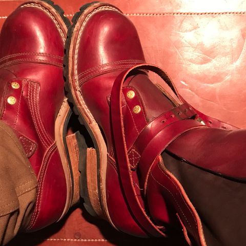 Nicks Heritage TankerPro in Wickett & Craig Double Stuffed Crimson