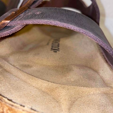 View photo of Birkenstock Milano in Habana Oiled Leather