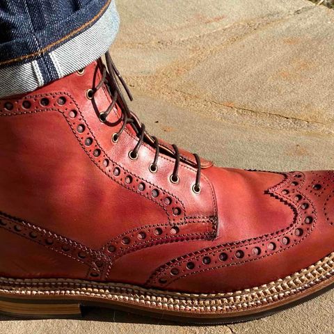 Grenson Fred in Handpainted Tan