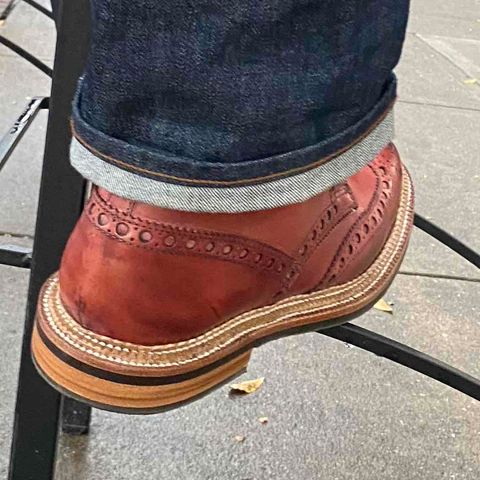 Grenson Fred in Handpainted Tan