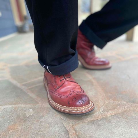 View photo of Grenson Fred in Handpainted Tan