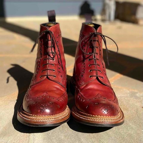 View photo of Grenson Fred in Handpainted Tan