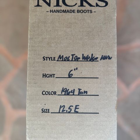 Nicks Moc Toe in Seidel 1964 Tan
