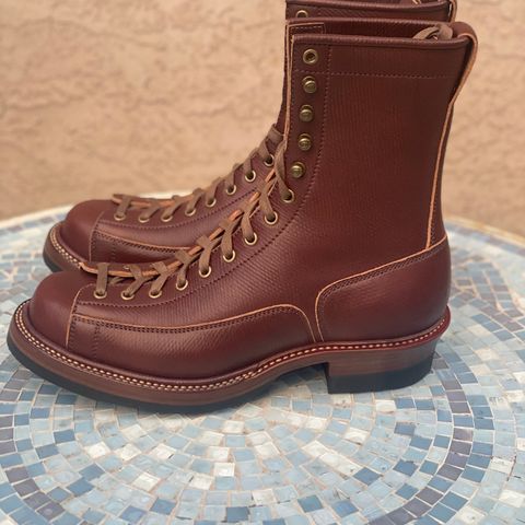 Flame Panda Monkey Boot in J&FJ Baker Brown Russian Calf