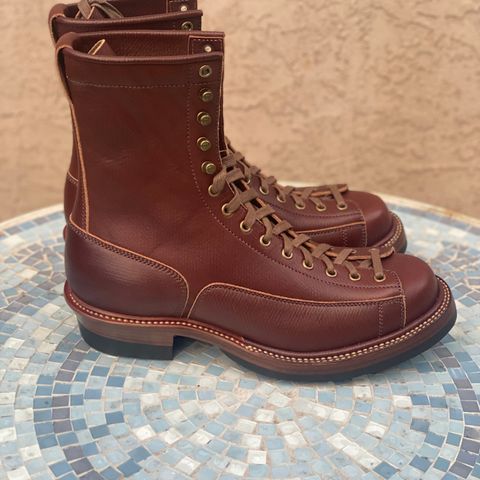 Flame Panda Monkey Boot in J&FJ Baker Brown Russian Calf