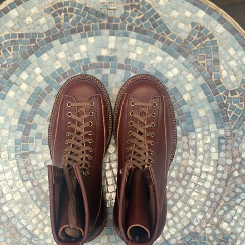 Flame Panda Monkey Boot in J&FJ Baker Brown Russian Calf