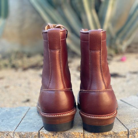 Flame Panda Monkey Boot in J&FJ Baker Brown Russian Calf
