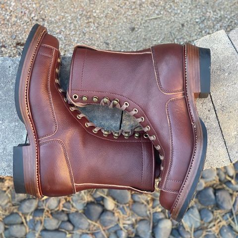Flame Panda Monkey Boot in J&FJ Baker Brown Russian Calf
