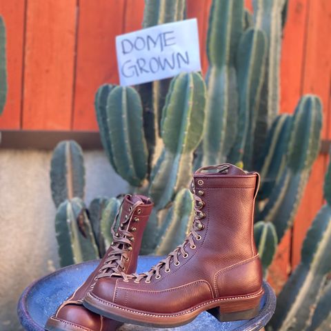 Flame Panda Monkey Boot in J&FJ Baker Brown Russian Calf
