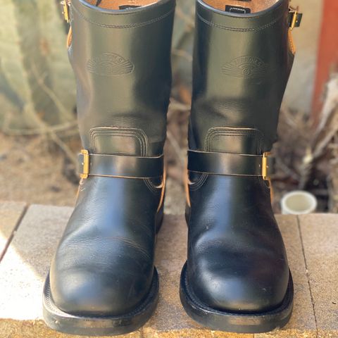 Zerrows Type One in Horween Black Latigo