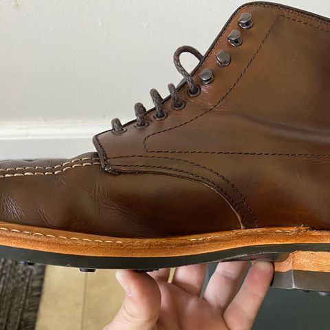 View photo of Alden Indy Boot in Horween Brown Chromexcel