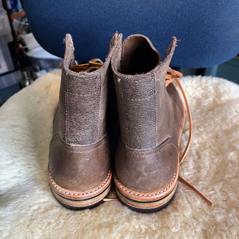 Oak Street Bootmakers Trench Boot in Horween Natural Chromexcel Roughout