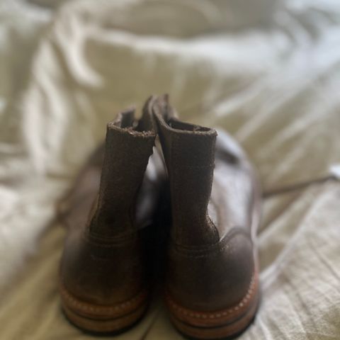 Oak Street Bootmakers Trench Boot in Horween Natural Chromexcel Roughout