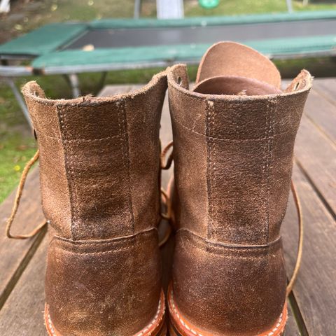 Oak Street Bootmakers Trench Boot in Horween Natural Chromexcel Roughout