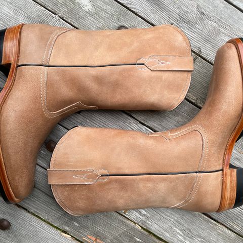 Briselblack The Bullet in Maryam Natural Waxed Reverse Horsebutt