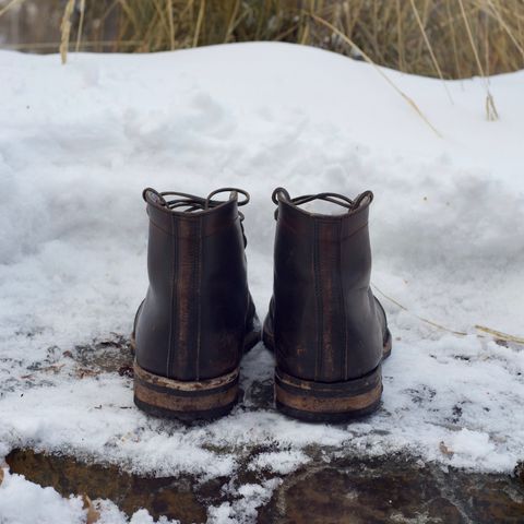 View photo of Endurance Leather Co. Unlisted Model in Horween Overdyed Chromexcel Horsehide