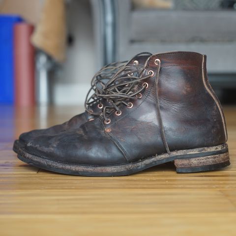 View photo of Endurance Leather Co. Unlisted Model in Horween Overdyed Chromexcel Horsehide