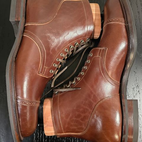 View photo of Viberg Service Boot BCT in Maryam Marrone Sego Horse Butt