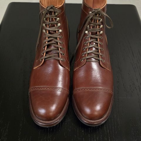 View photo of Viberg Service Boot BCT in Maryam Marrone Sego Horse Butt