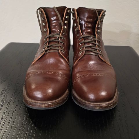 View photo of Viberg Service Boot BCT in Maryam Marrone Sego Horse Butt