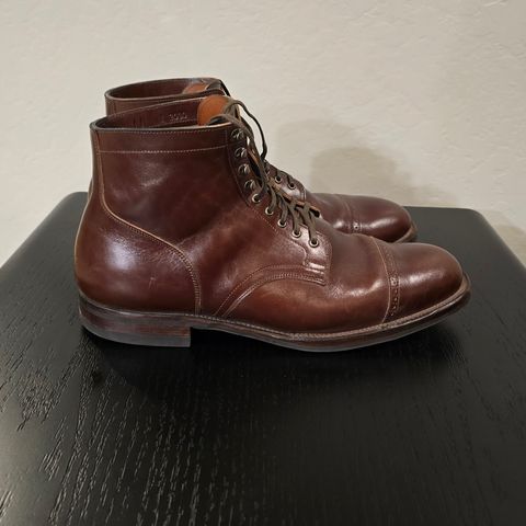 View photo of Viberg Service Boot BCT in Maryam Marrone Sego Horse Butt