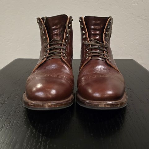View photo of Viberg Service Boot BCT in Maryam Marrone Sego Horse Butt