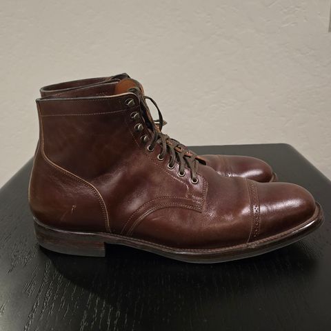 View photo of Viberg Service Boot BCT in Maryam Marrone Sego Horse Butt