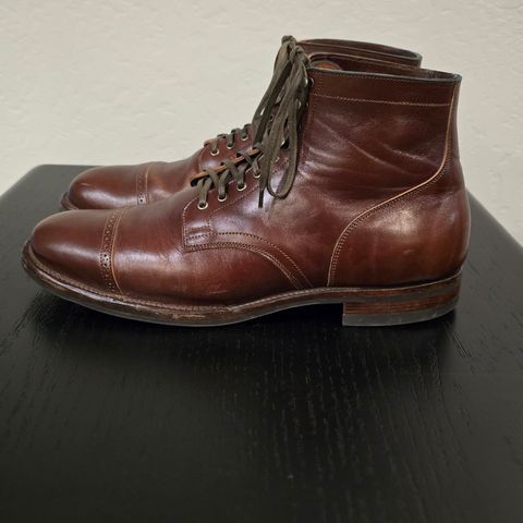 View photo of Viberg Service Boot BCT in Maryam Marrone Sego Horse Butt