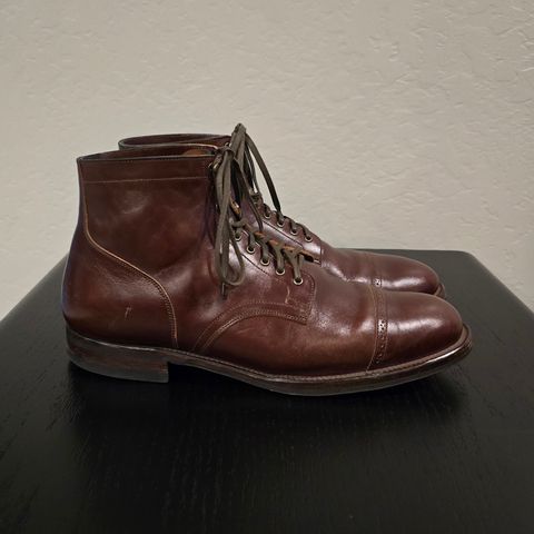 View photo of Viberg Service Boot BCT in Maryam Marrone Sego Horse Butt