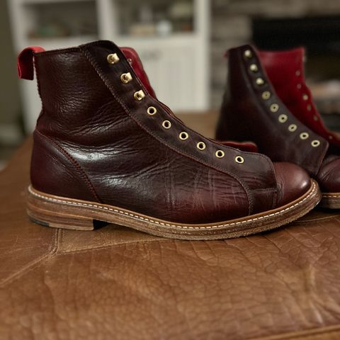 Tricker's Ethan Monkey Boot in C.F. Stead Sign Classic Kudu