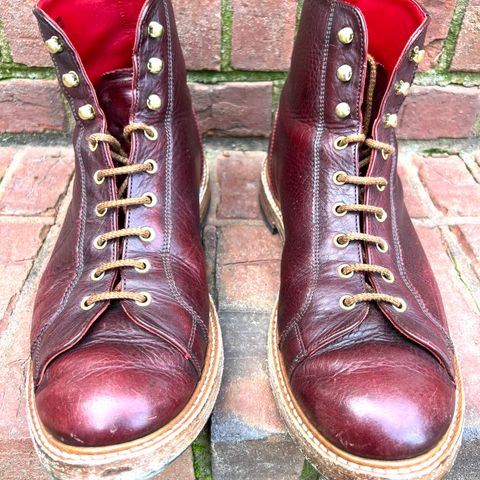 View photo of Tricker's Ethan Monkey Boot in C.F. Stead Sign Classic Kudu