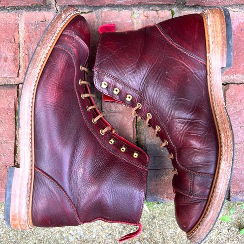 View photo of Tricker's Ethan Monkey Boot in C.F. Stead Sign Classic Kudu