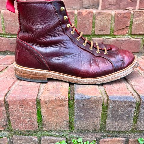 View photo of Tricker's Ethan Monkey Boot in C.F. Stead Sign Classic Kudu