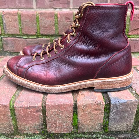 View photo of Tricker's Ethan Monkey Boot in C.F. Stead Sign Classic Kudu